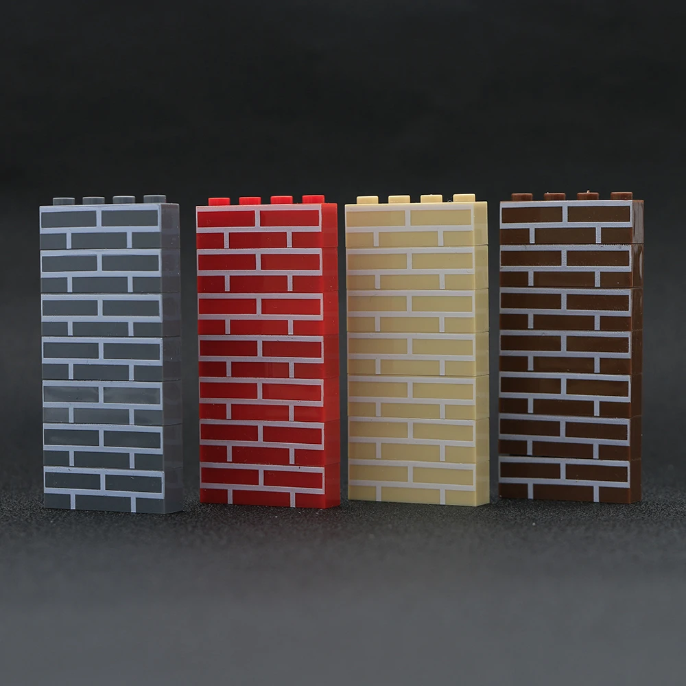 Blokai Miesto Karinės Priedai Sienos klasikinis Plytų 1x4 Mini Duomenys SS Namai Pilies Dalys Urmu Žaislai miesto kūrimo rinkinį