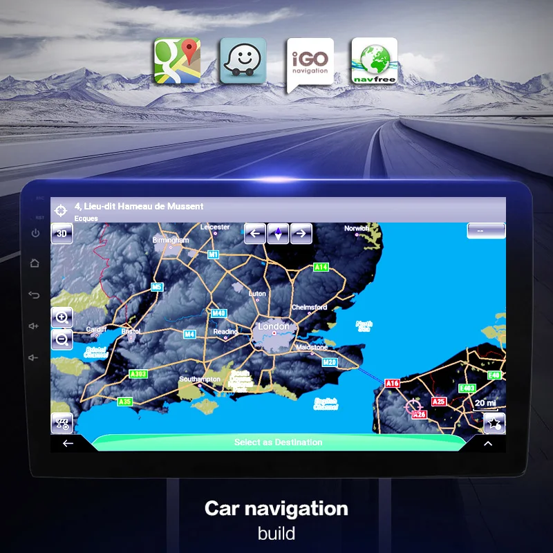 2 Din Automobilio Radijo Peugeot 2008 208 Multimedijos sistema, 2019 - 2020 GPS Navigacija, Head unit 