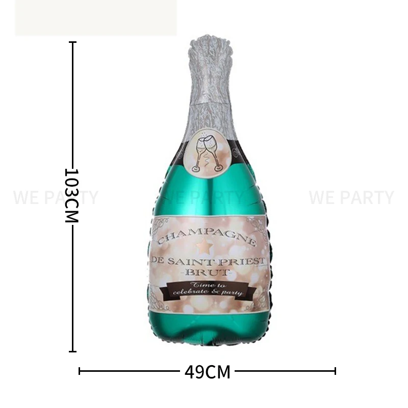 Šampano Butelis Aliuminio Plėvelę, Balionas Kostiumas Vestuves Vyno Šalis Dekoro Balionas Didelis Vaikų Gimtadienio Dekoracijos