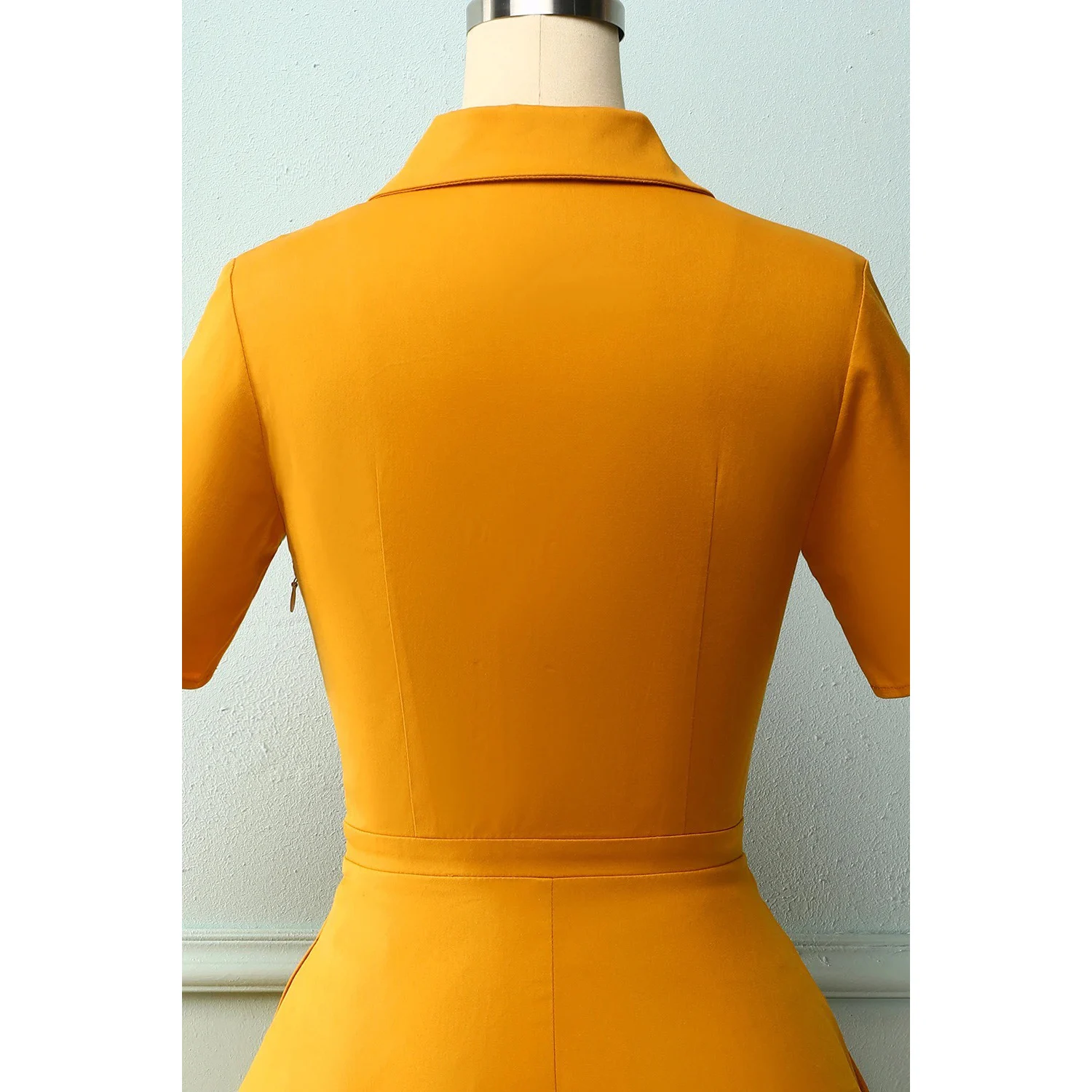2020 Plius Dydis Moterų Suknelė vientisa Spalva Hepburn Stiliaus Pasukite Žemyn Apykaklės Sūpynės Suknelės Retro Vintage 50s 60s Rockabilly Vestidos
