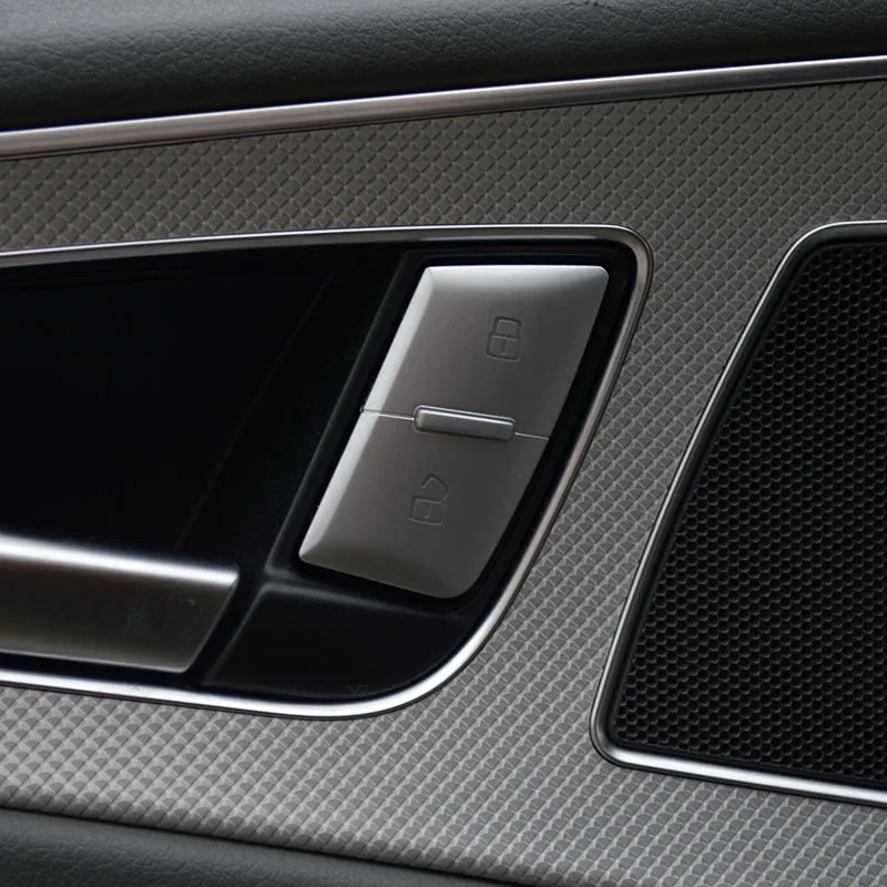 Automobilio Vairas Mygtukai Dekoratyvinis Blizgančiais Anglies Pluošto Apdaila Audi A6 S6 Sėdynės Reguliavimo Mygtuką 