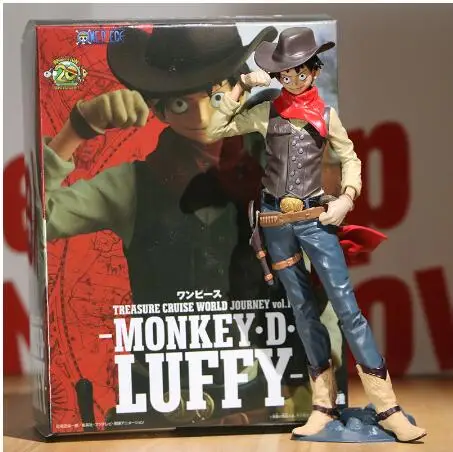 Anime One Piece, Beždžionė.D.Luffy kaubojus Zoro Luffy Nami PVC Pav Statulėlės Dervos Kolekcijos Modelis Žaislas, Lėlė Dovanos Statula
