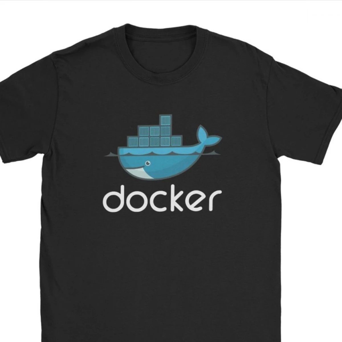 Vyrai Docker Logotipą, Topai Marškinėliai Linux 