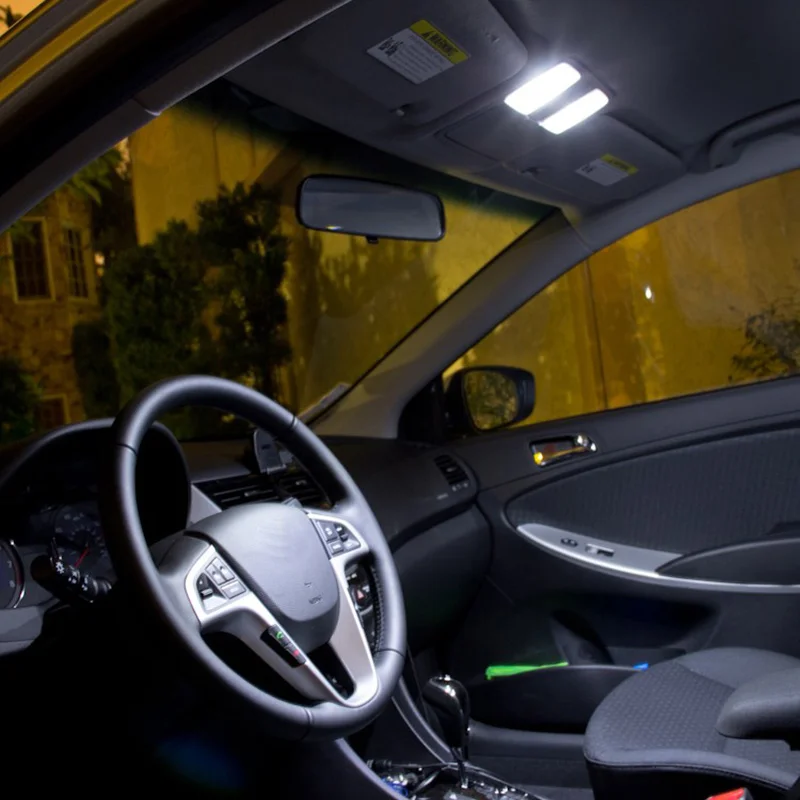 15vnt Automobilių Aksesuarai LED Lemputės Interjero Paketą Rinkinys canbus Už 2011-M. Ford Krašto Žemėlapis Dome Kamieno Licencijos numerio ženklo apšvietimo žibintas