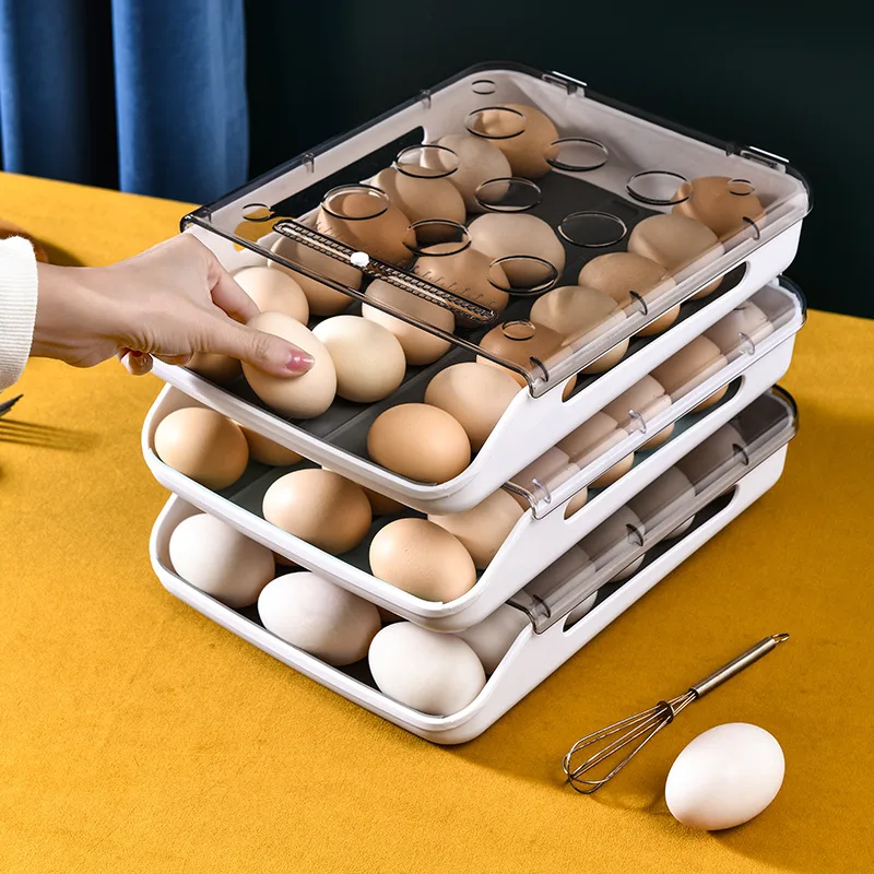 Laikymo dėžutė kiaušinių šaldytuve namų ūkių šviežių išlaikyti virtuvės maisto susitarimą, lentynos, stalčių virtuvės elementų tipas