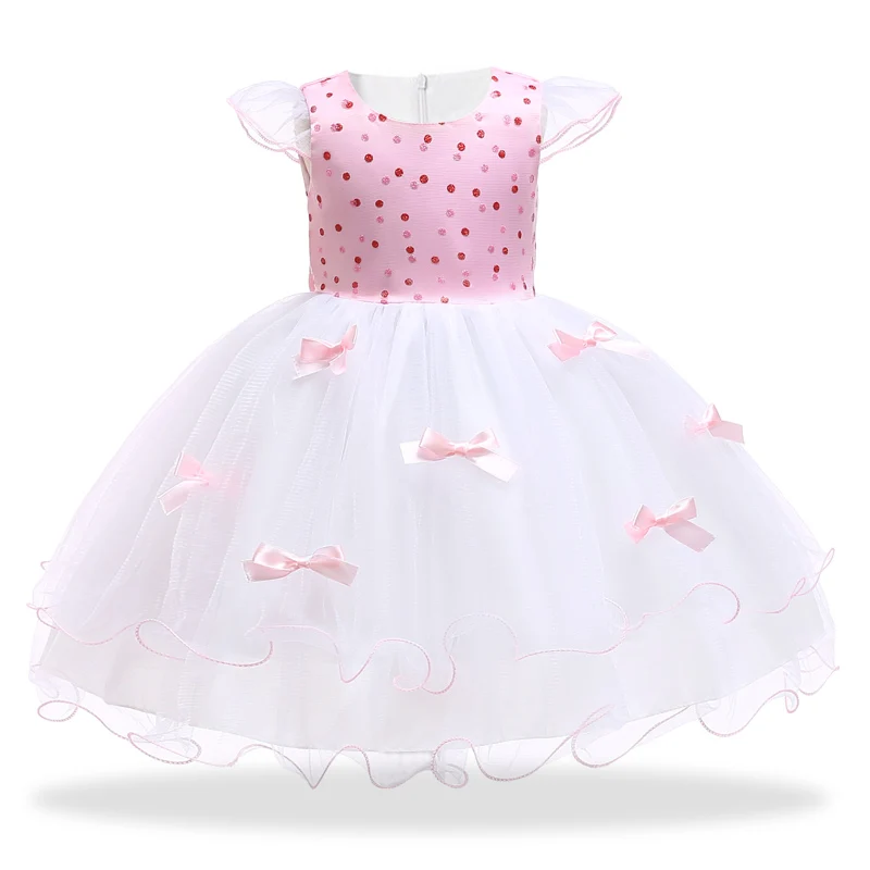2020 m. mergytę Vasaros Drabužių Krikštynų Suknelės Mergaitėms, Drabužiai Vaikams, 1-ojo Gimtadienio vakarėlio Princesė Vestuvių Suknelė 2 5 3 Mėnesių