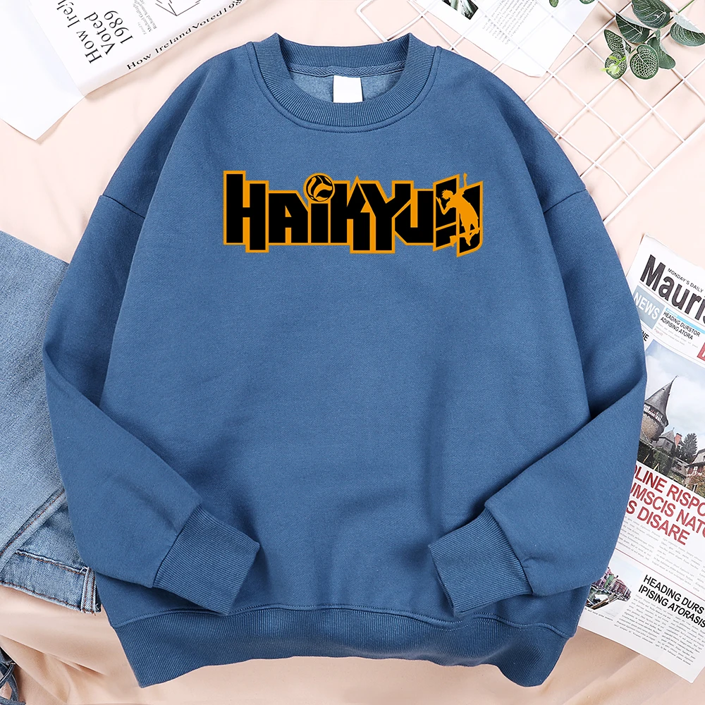 Haikyuu spaudinių hoodies harajuku mados Megztiniai Vyrams Klasikiniai Anime Vyrų marškinėlius Aukštos Kokybės Šiltas, O Kaklo negabaritinių hoodie