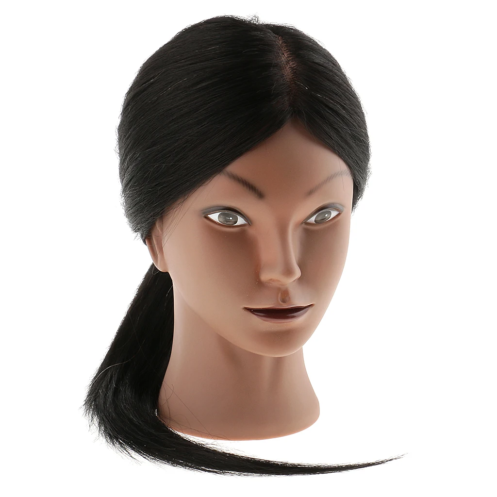 Kosmetologijos Silikono Praktika Mokymo Manekeno Galvą Tiesiai Žmonių Plaukų