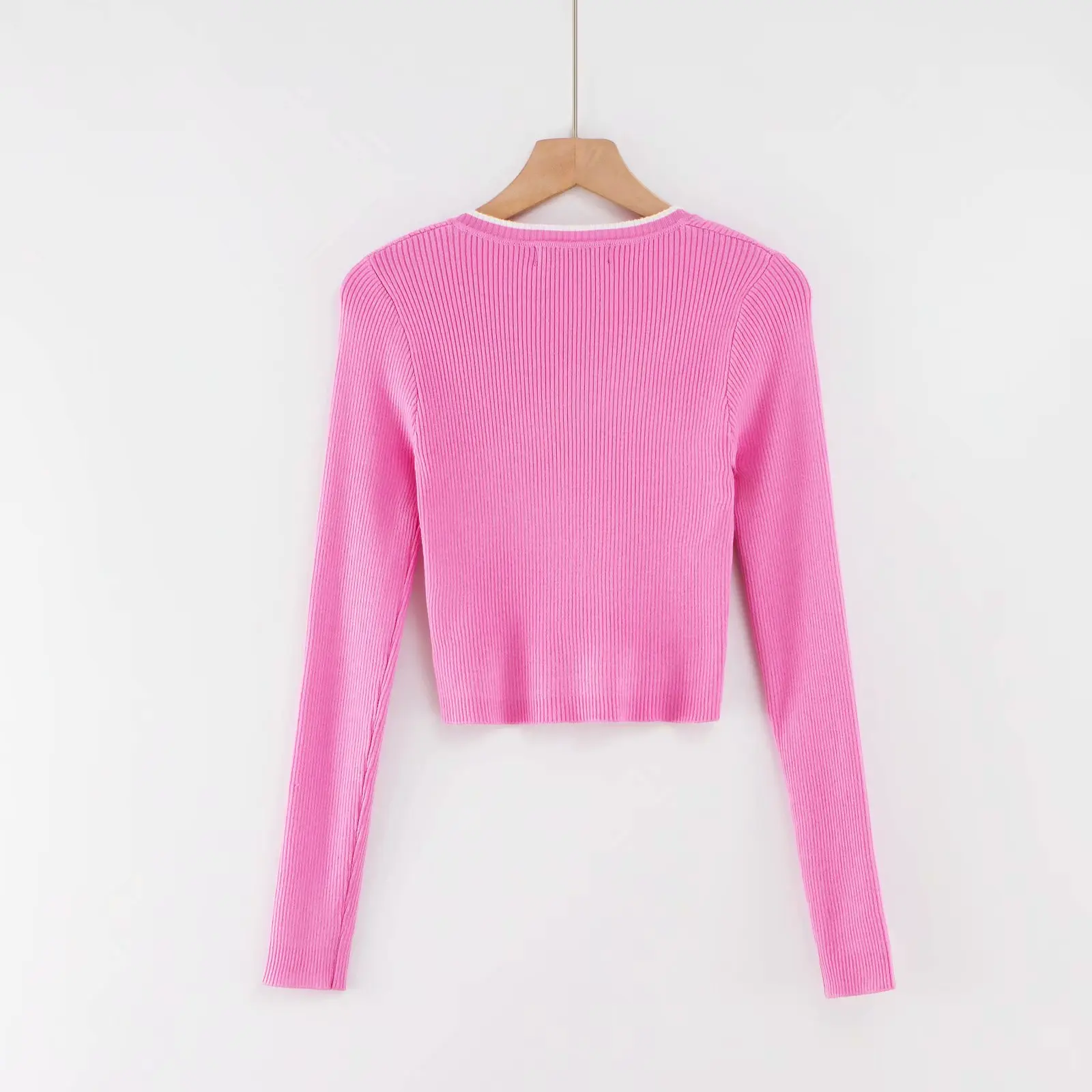 Rudenį 2020 m. pasėlių megztinis kawaii mielas megztiniai megzti džemperis rožinis moterų žiemos drabužių moterų megztinis megztinis seksualus viršūnės