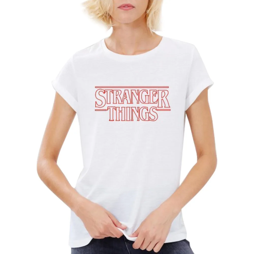 Svetimas-Ko marškinėliai Moteriška Apranga T shirts 2019 m. Vasarą T-shirt Moterų Svetimas Dalykas, trumpomis Rankovėmis Marškinėlius Viršūnes Tees