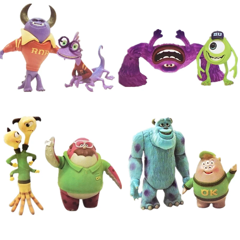 Originali Disney Pixar Monstras Universiteto Monstrai Inc James P. Mike Sullivan Wazowski Veiksmų Skaičiai Modelio Žaislas Vaikams, Dovana