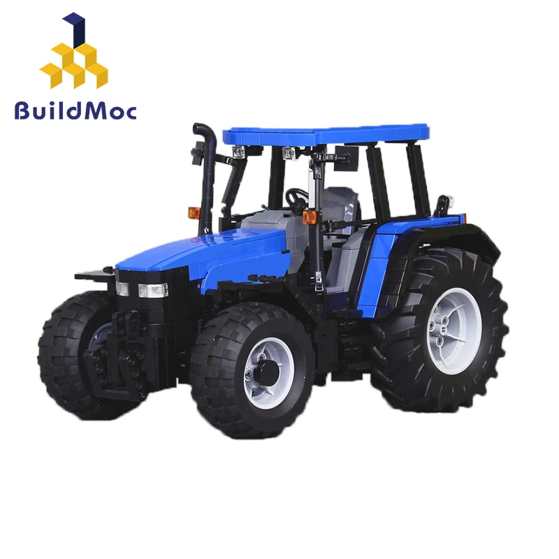 BuildMoc įranga, biuro įranga, Automobilių TM 140 traktoriaus elektros versija Klasikinis Kūrimo Bloką Kūrėjas Sunkvežimių Ss Plytų Švietimo Vaikų Žaislai