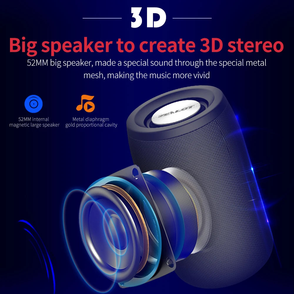 KANANIETĮ S32 Lauko Wireless Portable Bluetooth Speaker Heavy Bass Didelės Apimties Mini Kolonėlė 3D Stereo Muzikos Centras HD Skambinkite TF AUX