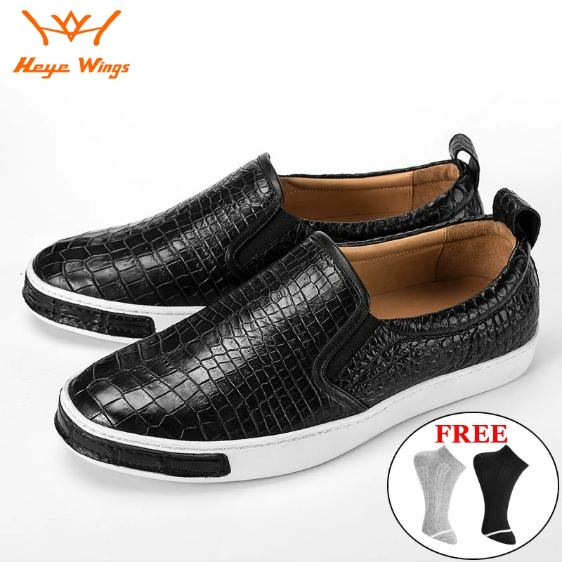 Mados stilius Laisvalaikio slydimo batų Krokodilas pilvo laisvalaikio bateliai