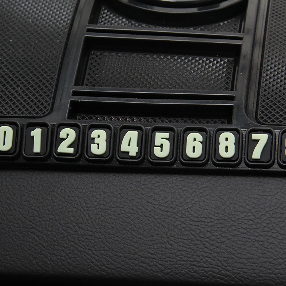 Automobilių Ornamentu PVC 360 Laipsnių Reguliuojamas Mobiliojo Telefono Laikiklis Anti-Slip Mat Automobilių Prietaisų skydelis Ne Slydimo Padas, Skirtas GPS Navigacijos
