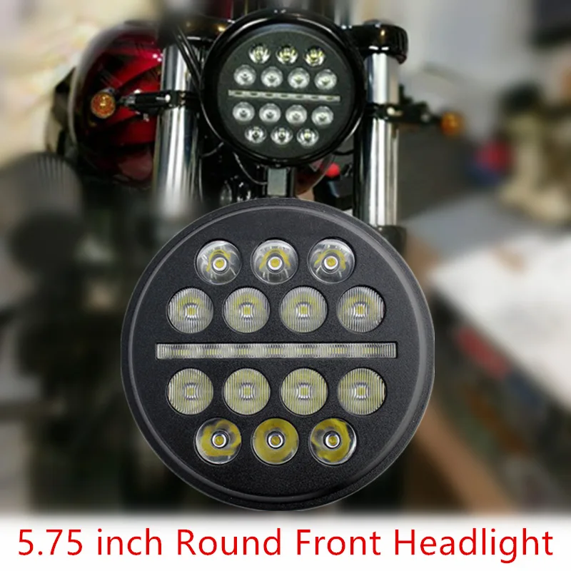 5.75 Atubeix Motormarker Skristi akių LED Žibintų Hi/Low Beam H4 adapteris Visiems Modeliams, Kurie turi 5 3/4