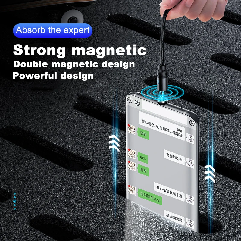 HOCO Magnetinio Kabelis Greito Įkrovimo Micro USB Kabelio Tipas-C Magnetas Įkroviklis usb c Micro usb Laidą 