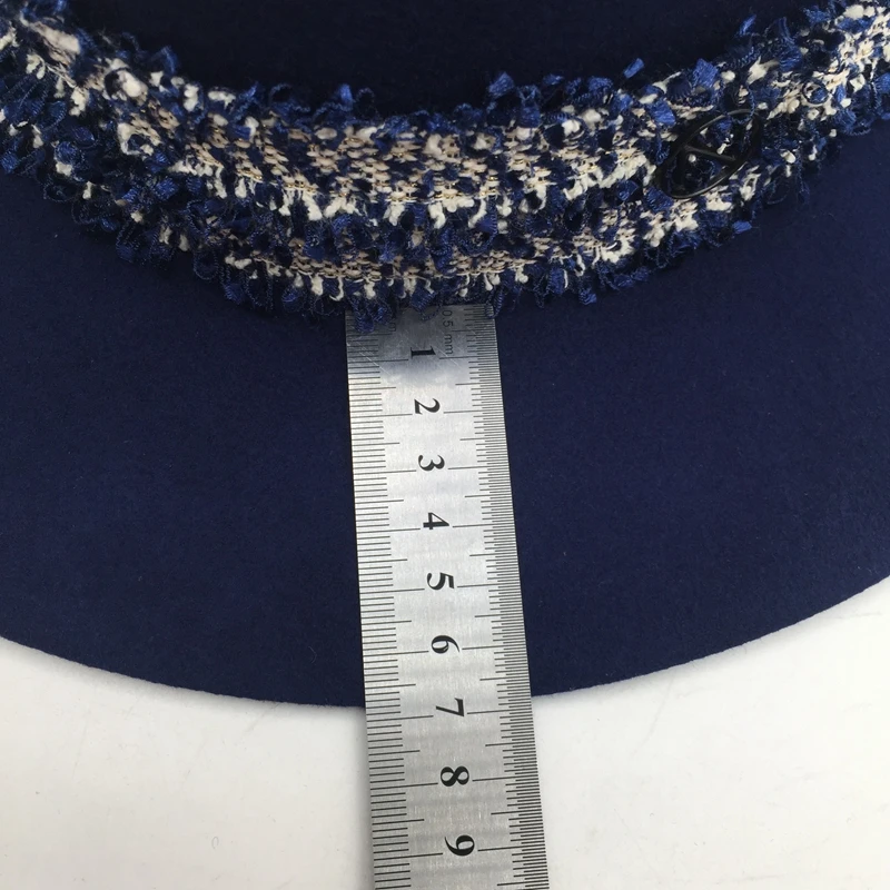 Panama Europos ir Amerikos Vėjo mados vilnonių skrybėlę slėpti mėlynos kepurės asmenybės svajonė twining šilko juostelės mėgėjams skrybėlę