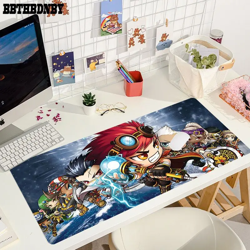 Gražus Anime MapleStory Didelis Pelės mygtukai PC Kompiuteris Gumos kilimėlis KOMPIUTERIO, Kompiuterinių Žaidimų kilimėlis