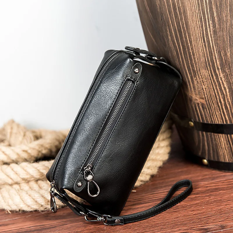 PU odos vyriški sankabos krepšys populiarus black užtrauktuką, vyras pinigų telefonas pečių maišą mados naujų atvyko atsitiktinis verslo rankinės