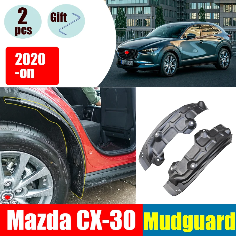 UŽ Mazda CX30 CX-30 Mudflaps Galiniai Varantys Sparnas Specialios Galinės Durys, Galiniai Varantys Sparnus Pakeitimo, Automobilių reikmenys Mudguard 2 vnt.