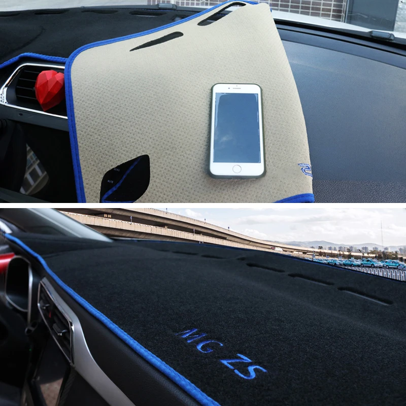 MG ZS 2017 2018 2019 Automobilio prietaisų Skydelio Dangtelį Kilimėliai Išvengti Šviesos Padas Priemonė Platforma Stalas Anti-UV Atveju Kilimai Auto Priedai