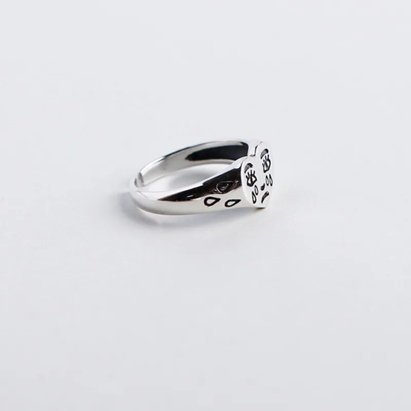 OUFEI 925 Sterlingas Sidabro Žiedai, Skirta Moterų Širdies Žiedas Paprasta Vasaros Fingeer Atidarymo Žiedų 2020 Naujų Papuošalų B1099