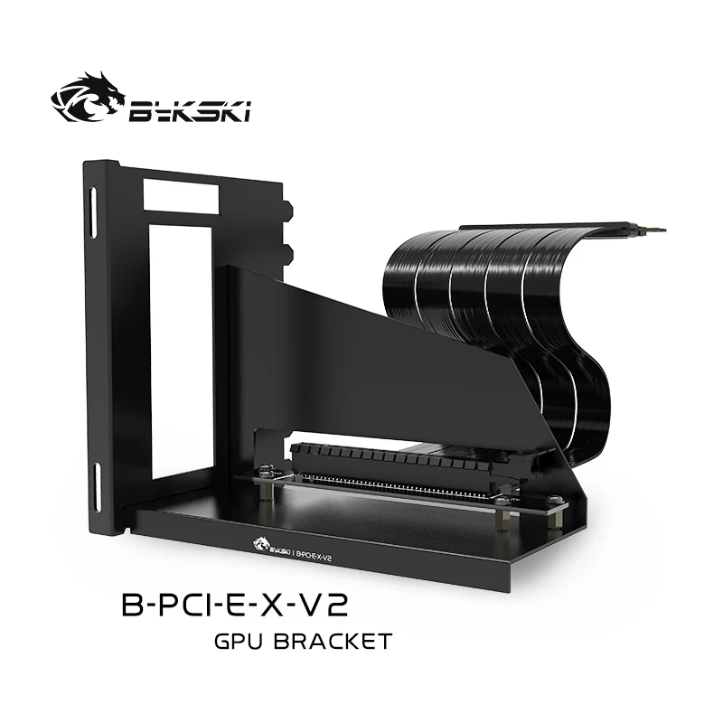 Bykski Stabdžių Trukdžių GPU Pratęsimo Stove Kabelis PCIE3.0x16 Vertikaliai VGA Kortelės Laikiklis Nustatyti Kostiumas 7 Lizdas Kalno,B-PCI-E-X-V2