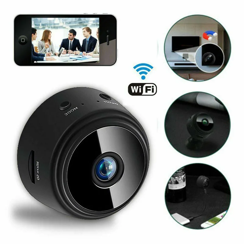 A9 Mini Wi-fi, Kamera, Lauko Kamera Naktinio Versija Micro Balso, Vaizdo Stebėjimo Belaidžio Diktofonas HD IP vaizdo Kamera, Mini Kameros