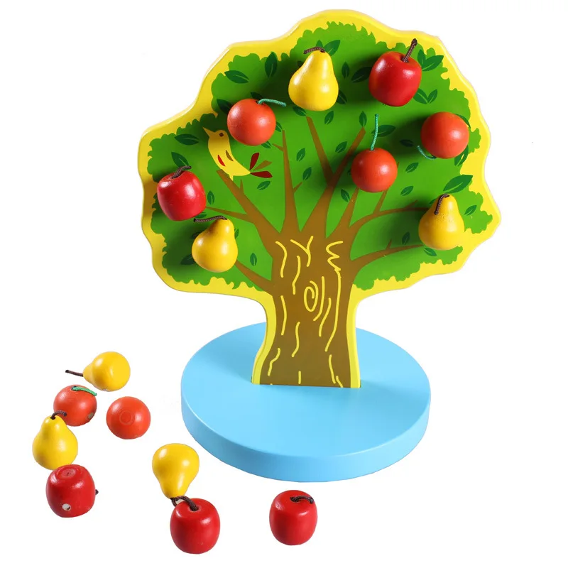 Vaikų Švietimo Žaislai Magnetinio Apple Kriaušė Žaislai, Mediniai Modeliavimas Žaislas Vaikams, Gimtadienio Dovanos