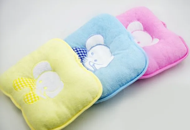 Medvilnės mielas dramblys Animacinių filmų 3colors formuojant pagalvę Naujas gimusio kūdikio pagalvė 052