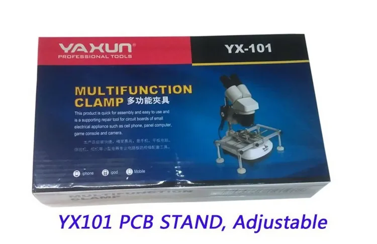Nemokamas pristatymas YAXUN YX101 daugiafunkcį laikiklis paspaudę PCB universalios PCB Stovėti Supportor