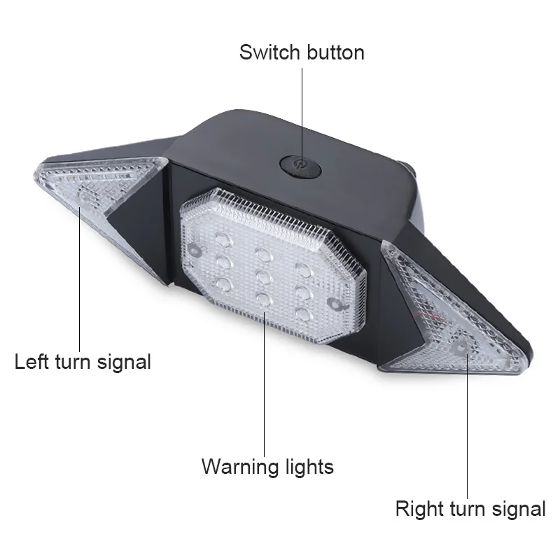 Dviračių Posūkio Signalai Smart Dviračio Lemputė Protingas USB Įkrovimo Uodega Galinis Žibintas Nuotolinio Valdymo pulto LED Įspėjamasis Žibintas