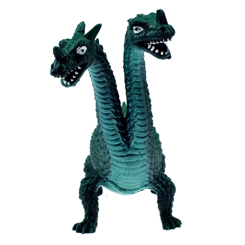 Trys nauji modeliai, du kartus vadovauja double dragon head monster modelis žaislai, vaikų žaislas modelis dovanos