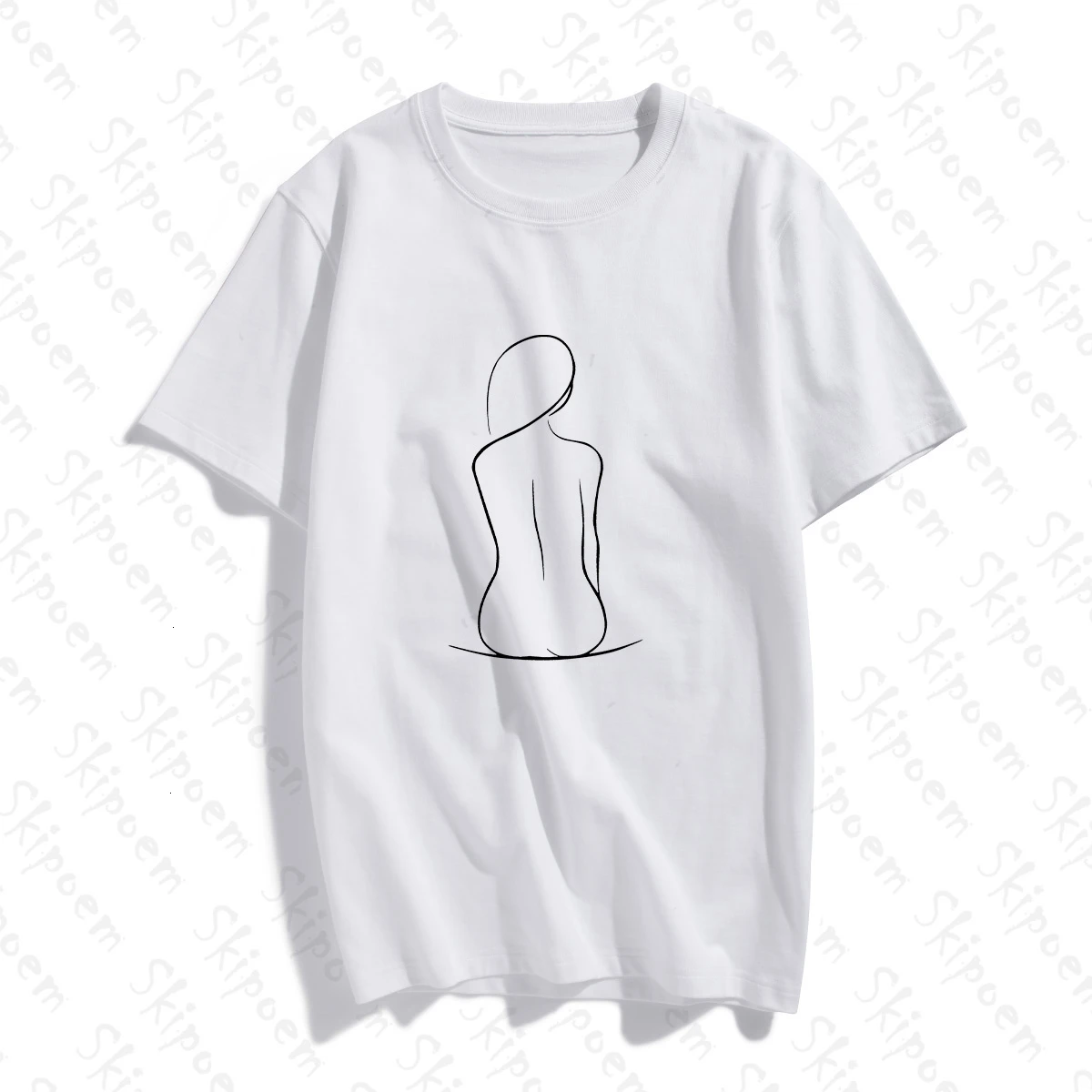 Abstraktus Moterų Piešimo Moterų Marškinėlius Korėjos Stilius Derliaus Harajuku Gotikos Medvilnės Plius Dydis-Trumpomis Rankovėmis Drabužius Tee Marškinėliai Femme