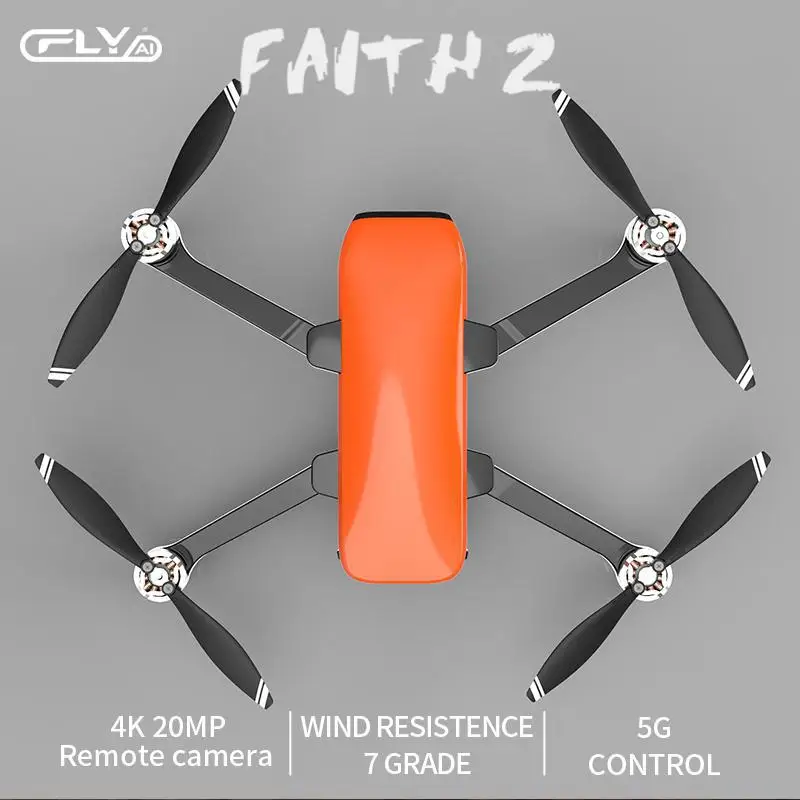 Cfly Faith2 Sulankstomas 4k vaizdo Kamera Drone Su 3-ašis Gimbal 35min Skrydžio Metu