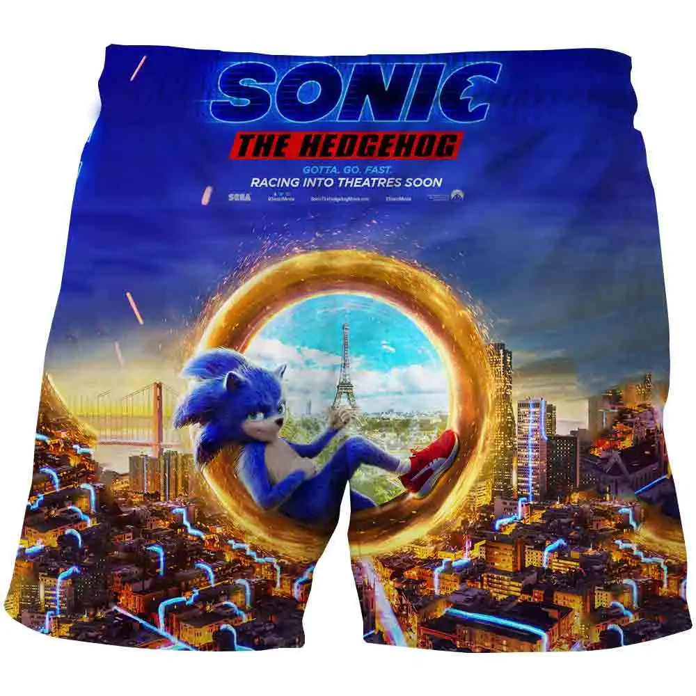 2020 Nauja mada vaikams 3D Sonic the Hedgehog Trumpos kelnės mergaitėms, Berniukams Vasarą ir rudenį mergaitėms Atsitiktinis Palaidų Kankina poliesteris