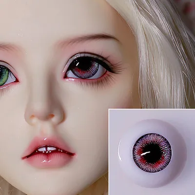 BJD doll akių rutuliai yra tinkamas mažoms iris slėgis 10mm12mm14mm16mm18mm mažas iris rūkas saulėgrąžų kiwi raudonasis fosforas