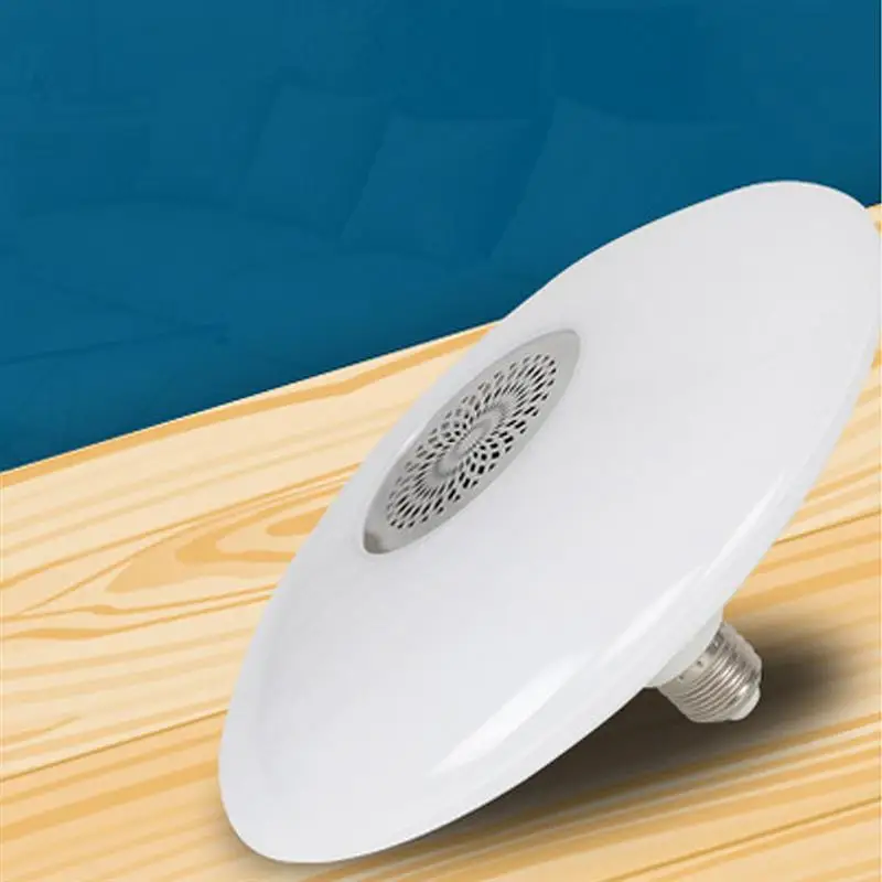 Daugiafunkcinis 30W Bluetooth Lemputės Garsiakalbis Smart LED Muzika Lempos Nuotolinio Valdymo Spalvų Kaita apdaila