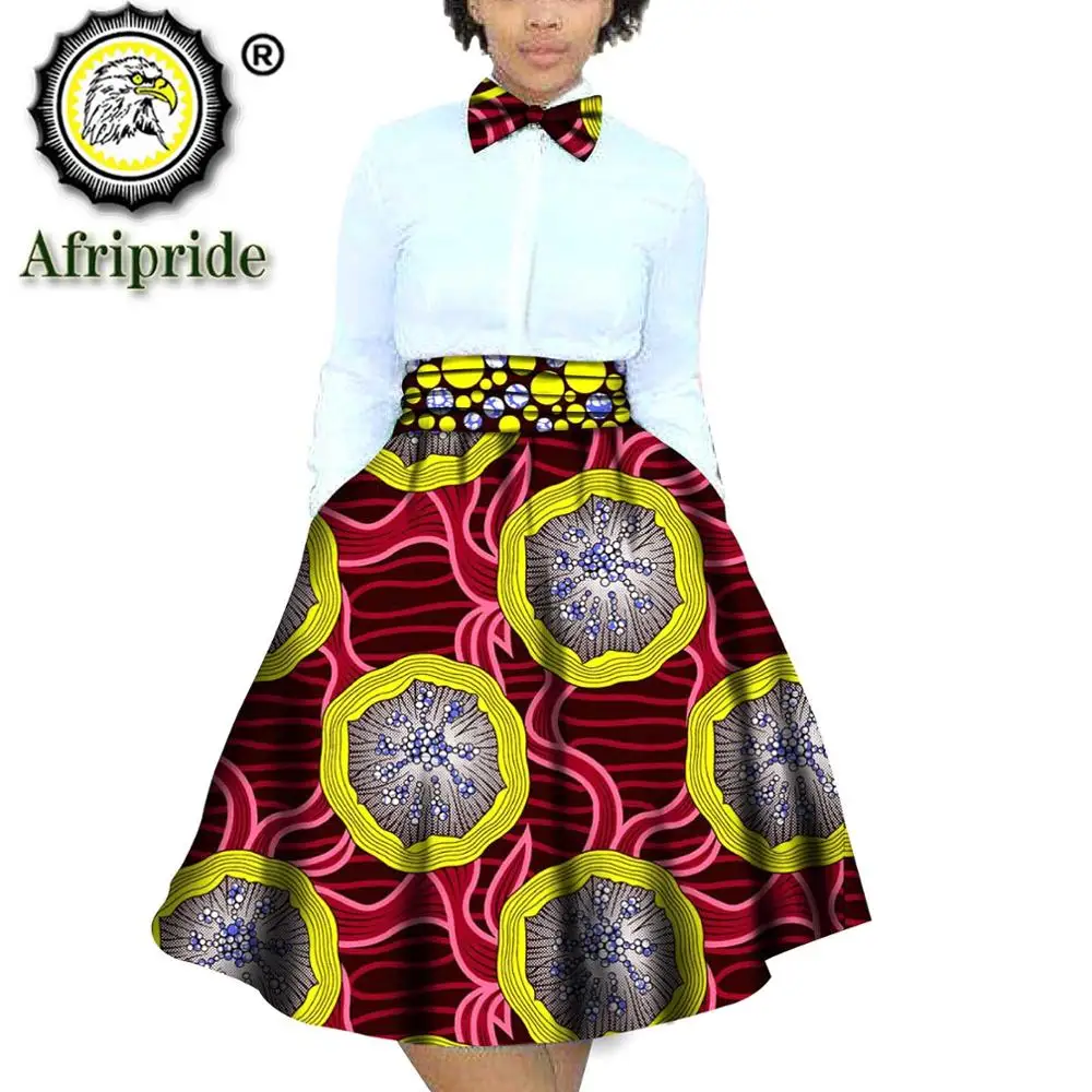 2020 m. Afrikos moterų sijonai Vaikams drabužių medvilnės dashiki heidi bazin riche ankara spausdinti AFRIPRIDE S1827002