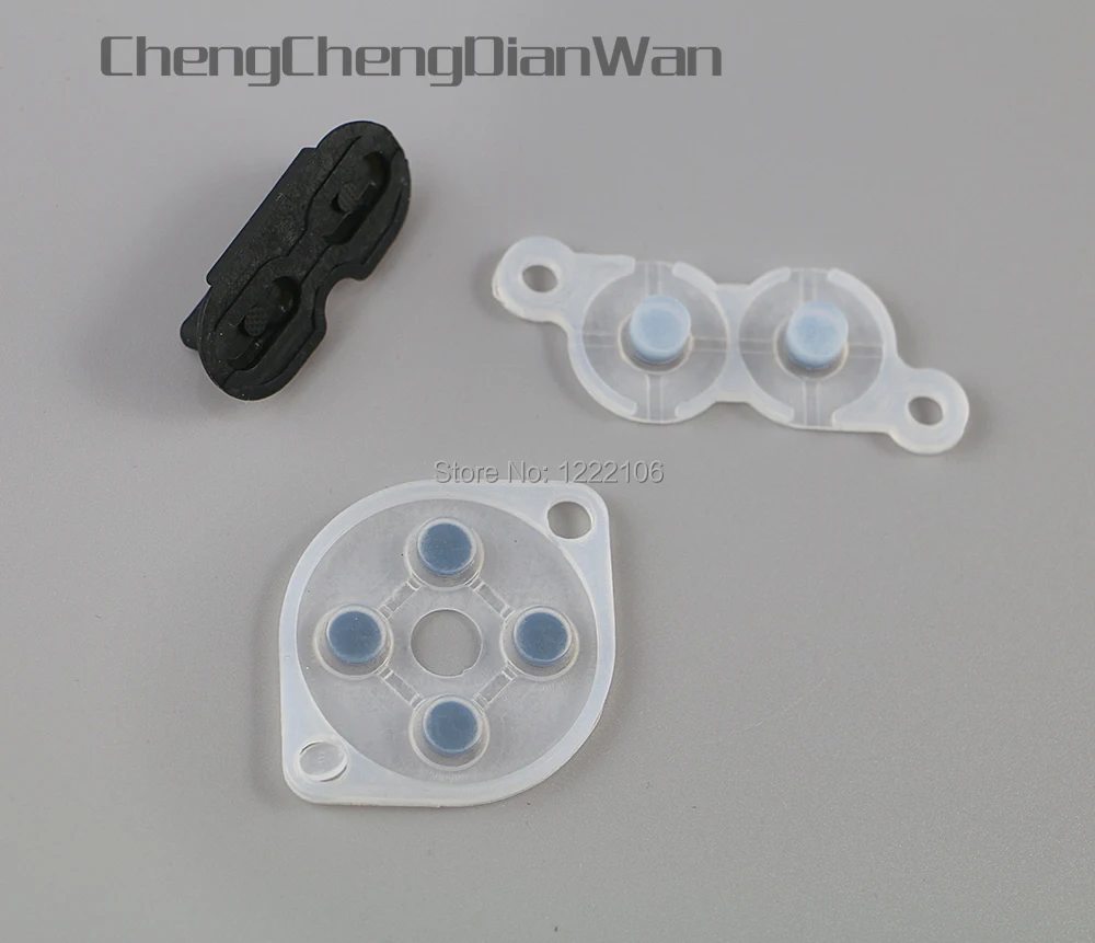 ChengChengDianWan Pakeitimo Silikono laidūs klijai gumos pagalvėlės Nintendo Sistema NE valdytojas 10sets/daug