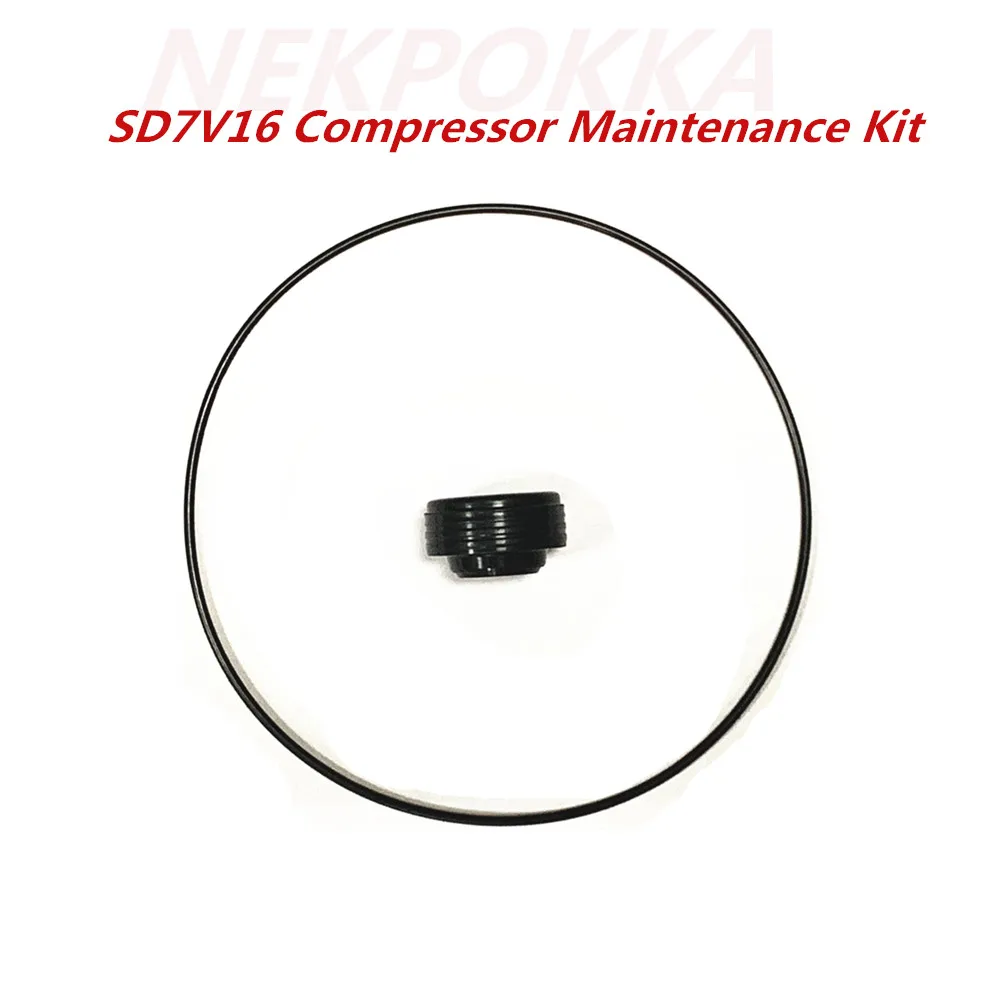 SD7V16 kompresoriai, Kompresorių Priežiūros Rinkinys,SD7V16 kompresoriaus O-žiedas su Alyvos sandariklis.Kompresoriaus remonto komplektas