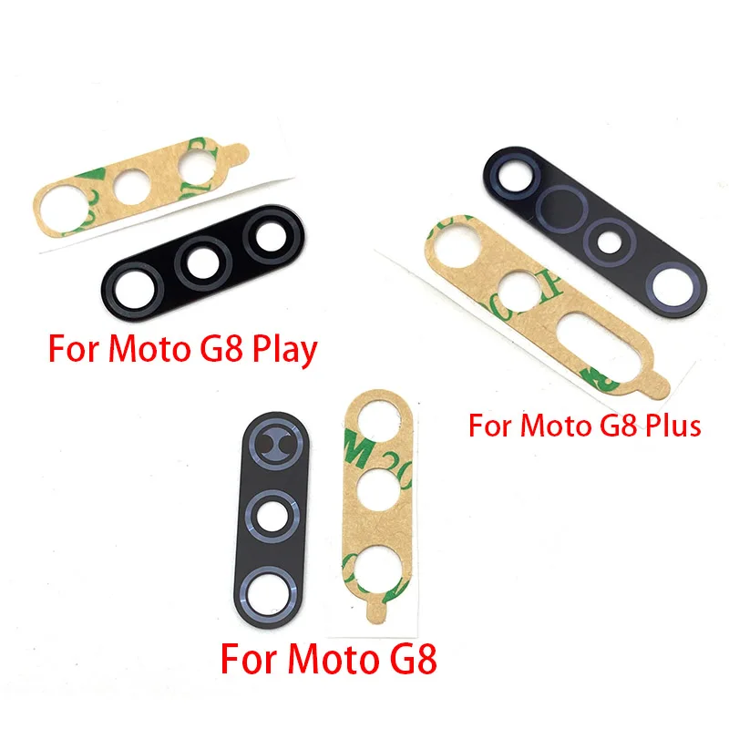 10vnt/Daug, Galiniai Atgal Kameros Stiklo Objektyvo Dangtelis Motorola Moto G8 / G8 Plius / G8 Žaisti Su Ahesive Lipdukas