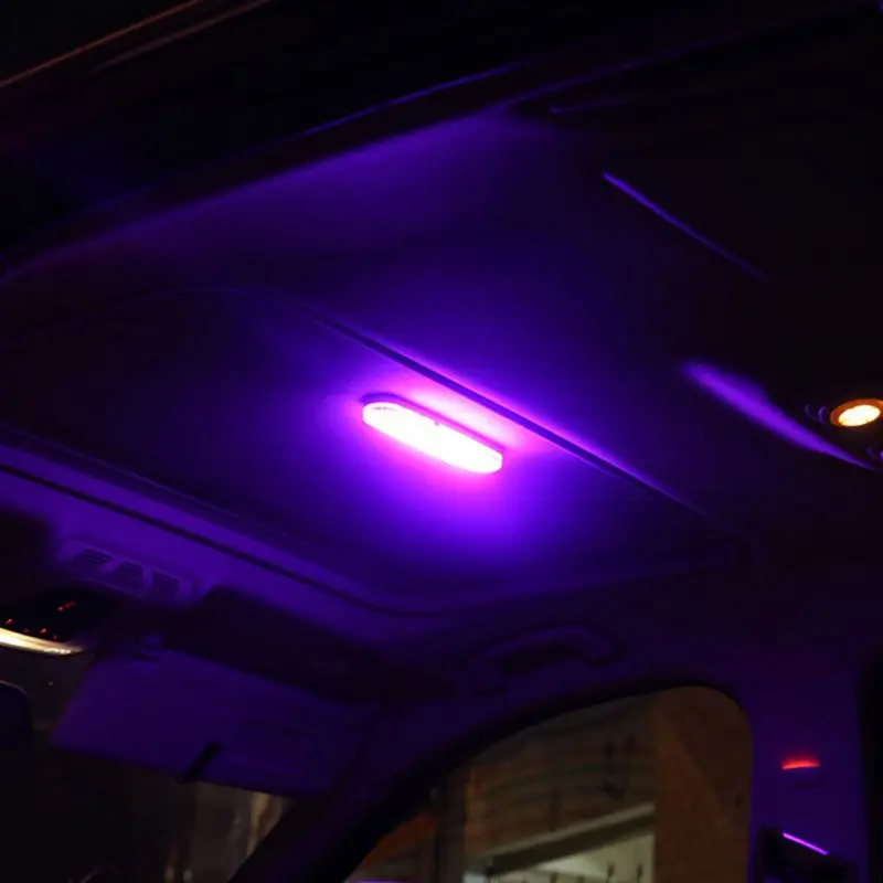 Universalus Automobilio Salono Lemputė USB Įkrovimo Skaitymo Šviesos Magnetinis LED Automobilių Stiliaus Nakties Šviesos Automobilio Lubų Lempa
