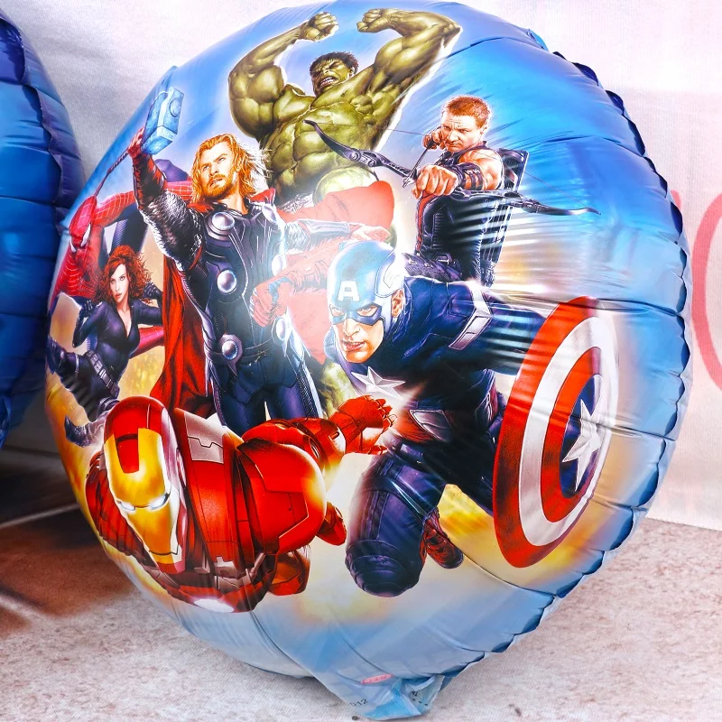 10vnt 18 colių Keršytojas Folija Balionai Super Herojus Kapitonas Amerika, Geležinis žmogus Ballon vaiko Gimtadienio Dekoracijos Prekes