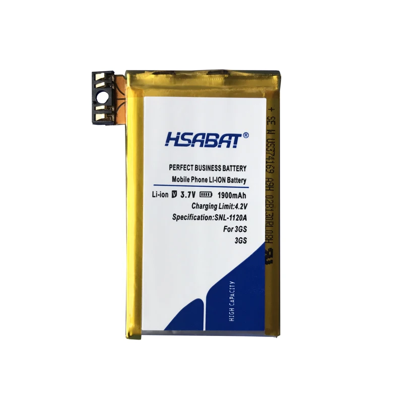 HSABAT 1900mAh Baterija, iphone 3GS Pakeisti baterijas bateria baterijas iphone3gs