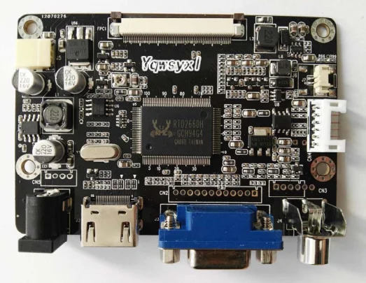 Yqwsyxl HDMI+VGA+AV LCD Valdiklio plokštės 10.4