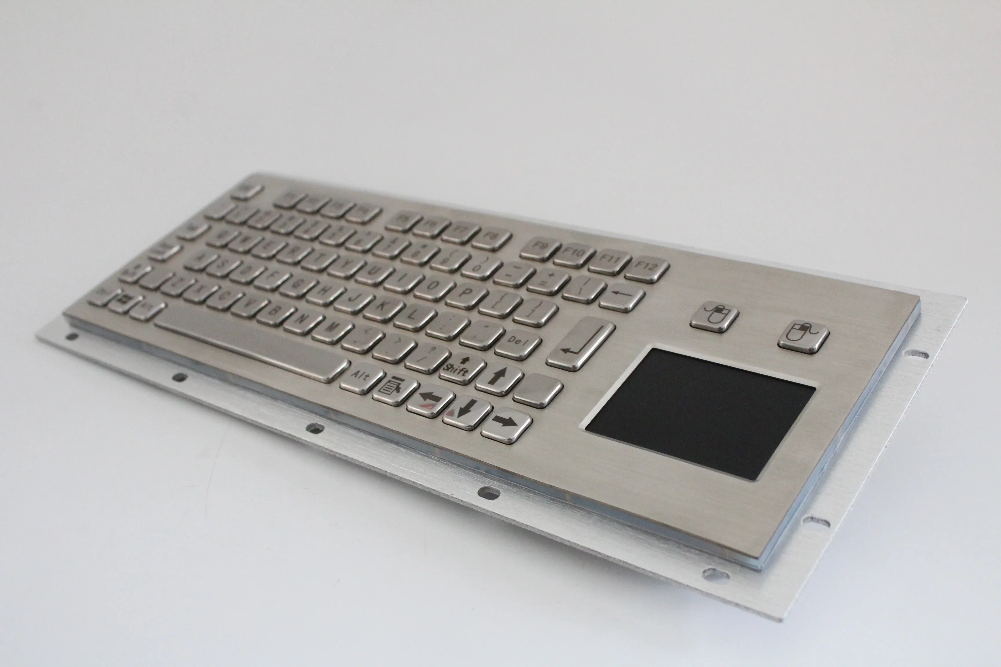 Kioskas touchpad mini usb klaviatūra touch pad pramonės klaviatūros laidinė klaviatūra su medicinos klaviatūra metalo manipuliatorius 81keys