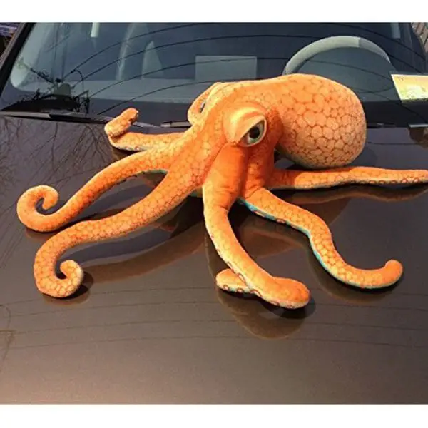 80CM Didelis Juokinga Cute Octopus Kalmarai iškamša Minkštas Pliušinis Žaislas, Lėlė Pagalvę Apdailos Dovana