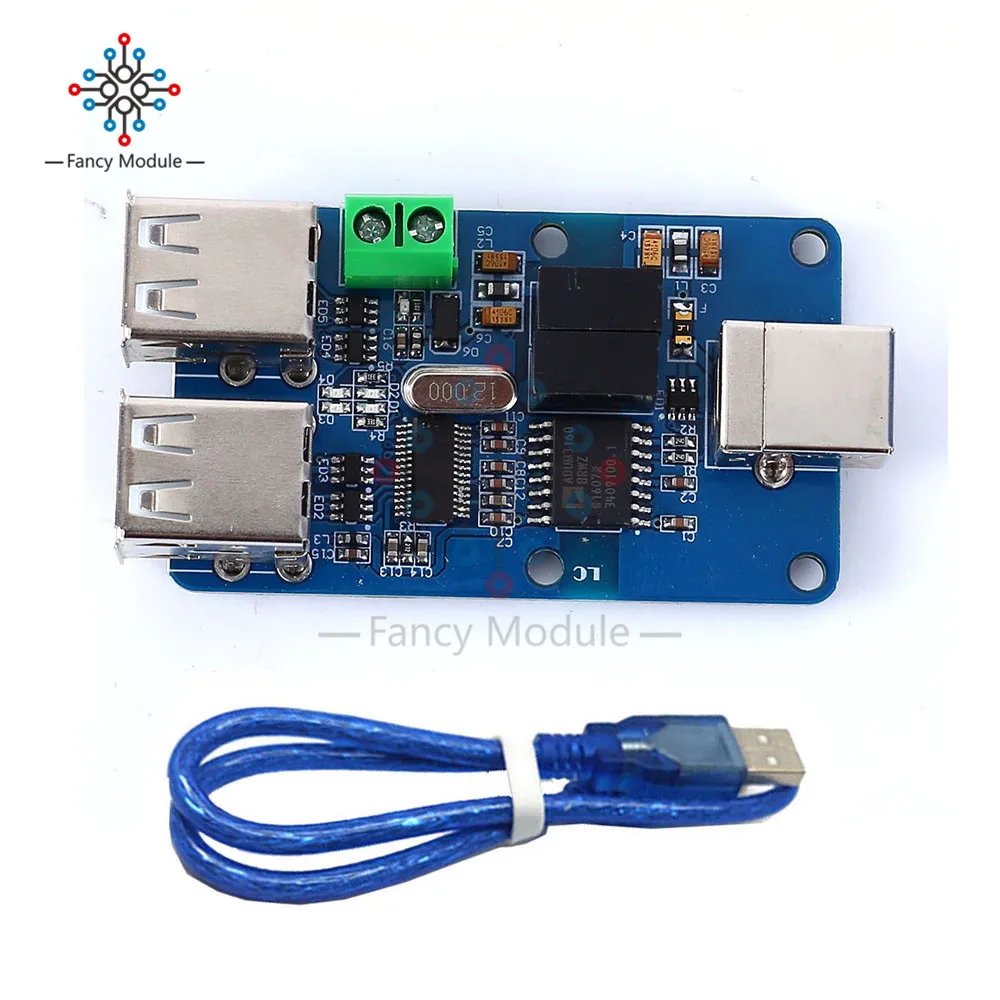 4CH USB į USB Įtampos Izoliatorius Modulis ADUM3160 B0505S 1W 1500V 12Mbps 1,5 Mbps